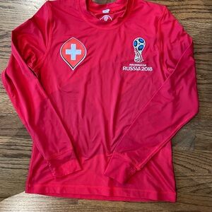 World Cup Russia 2018 red youth large FIFA soccer
